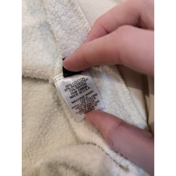 Aviator Nation Cream Hoodie with Colorful Sleeve Design - Picture 7 of 10